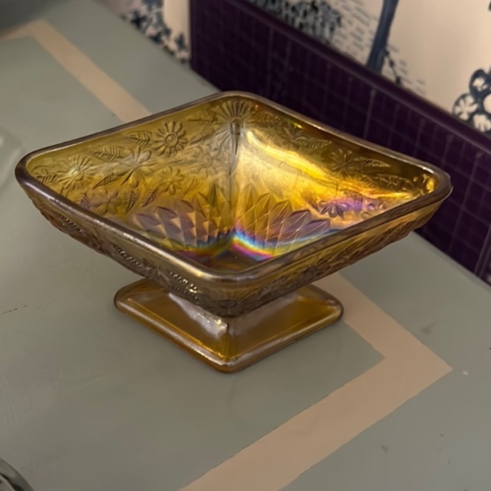 INDIANA Carnival Glass Dish